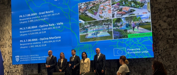 Općini Bale odobren  projekt “Razvoj zelene infrastrukture u Općini Bale -Comune di Valle” vrijedan 4,5 milijuna eura