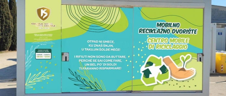 OBAVIJEST o prikupljanju otpada putem mobilnog reciklažnog dvorišta